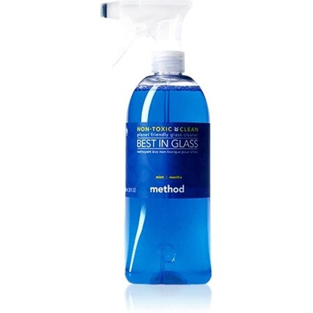 Method Method 00003-8 MNT Best In Glass Cleaner - Mint 28 oz. - Case of 8 00003-8 MNT